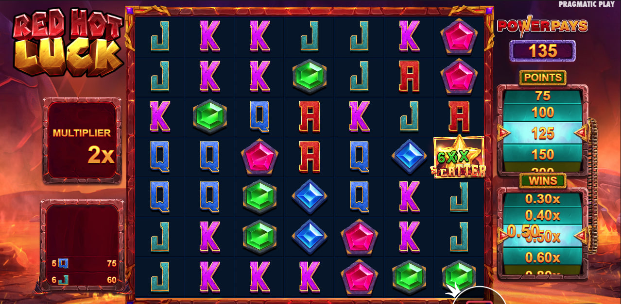 Red Hot Luck by Pragmatic Play screen 1