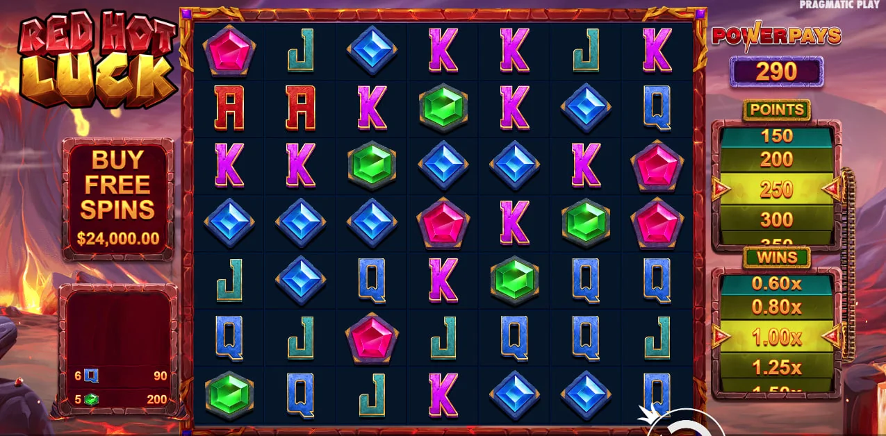 Red Hot Luck by Pragmatic Play - background 5