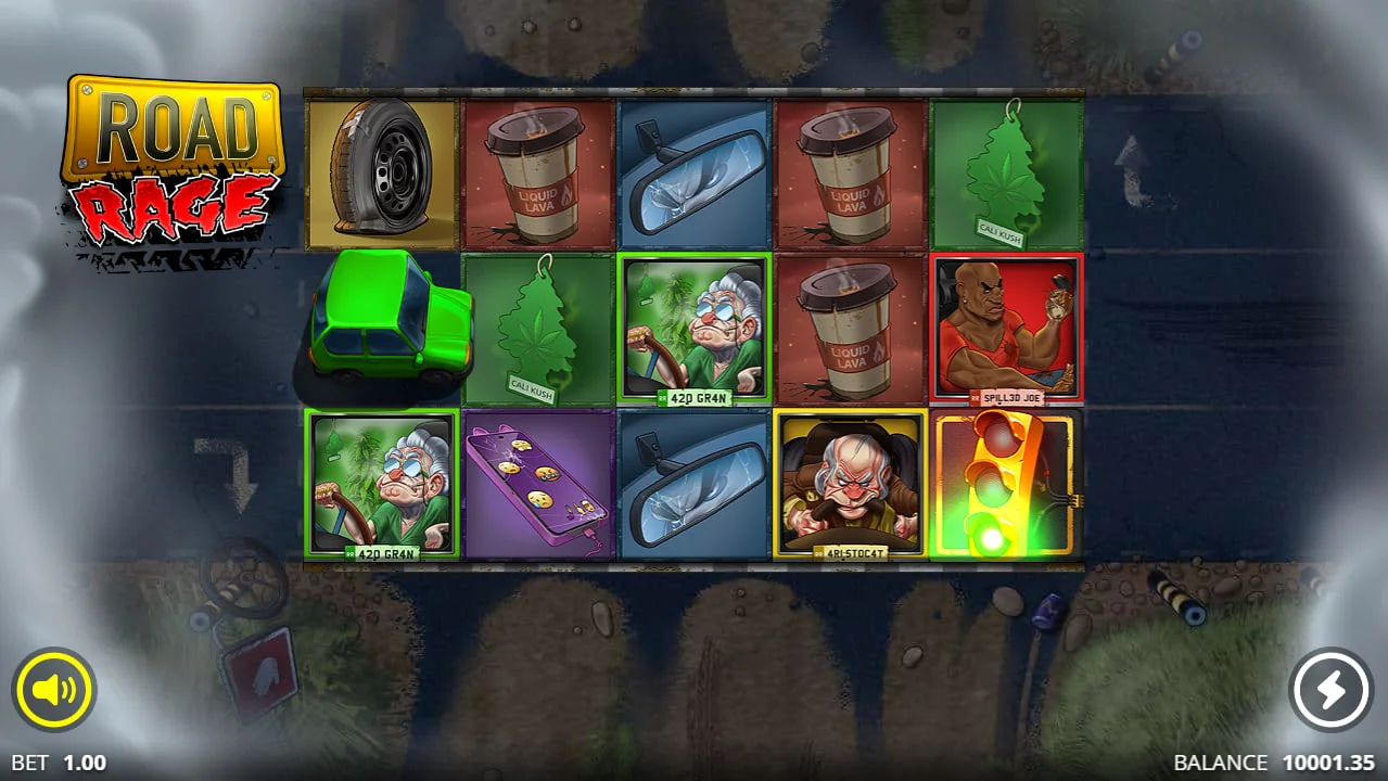 Road Rage by Nolimit City - background 5