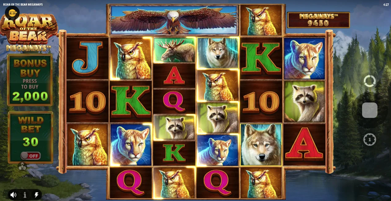 Roar of the Bear Megaways by iSoftBet - background 5