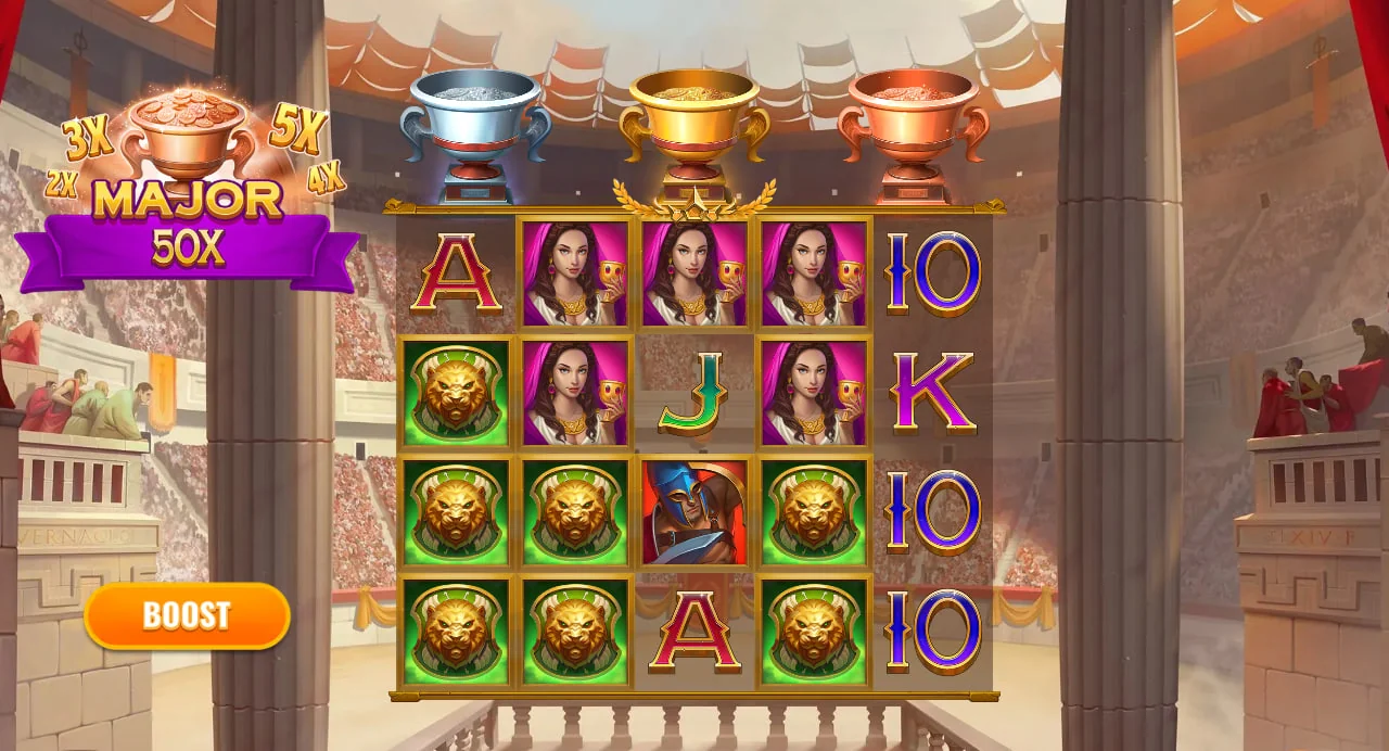 Rome Fight For Gold Deluxe by Games Global - background 5