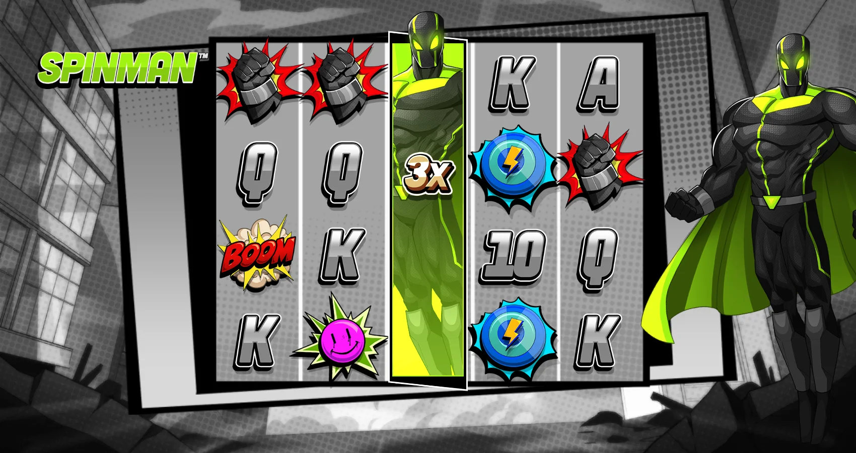 Spinman by Hacksaw Gaming - background 2