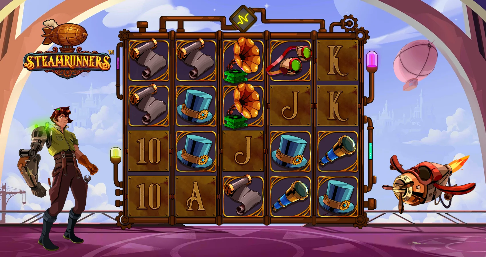 Steamrunners by Hacksaw Gaming - background 3