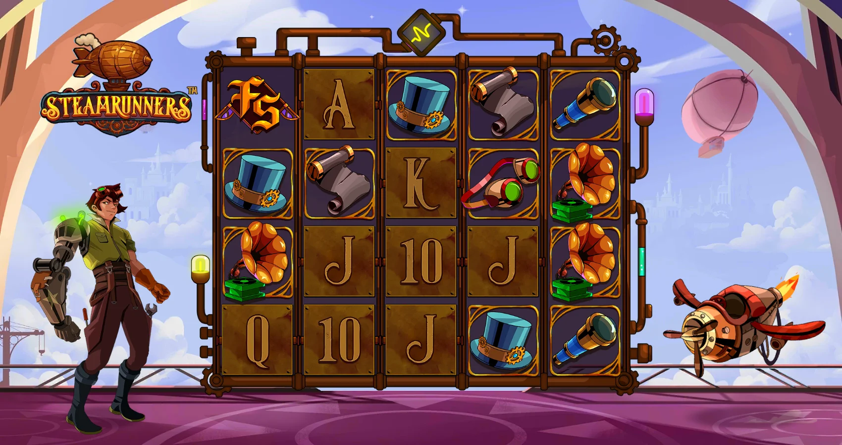 Steamrunners by Hacksaw Gaming - background 4