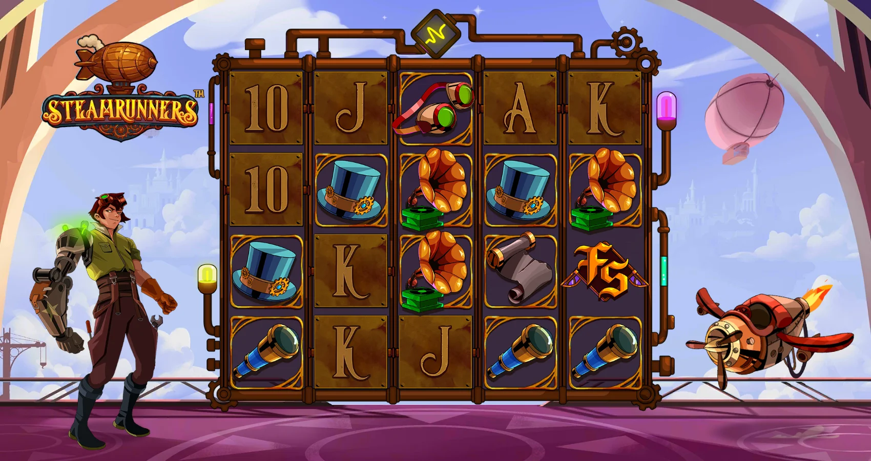 Steamrunners by Hacksaw Gaming - background 5