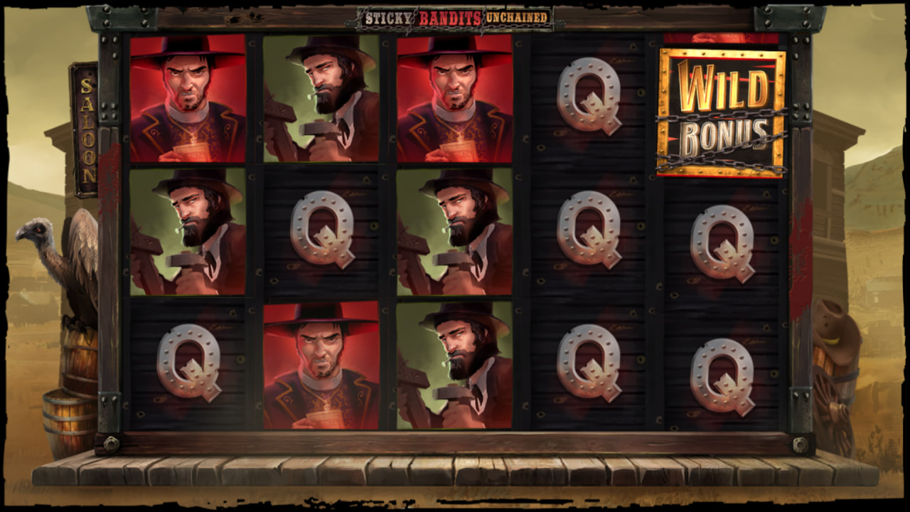 Sticky Bandits Unchained by Quickspin screen 2