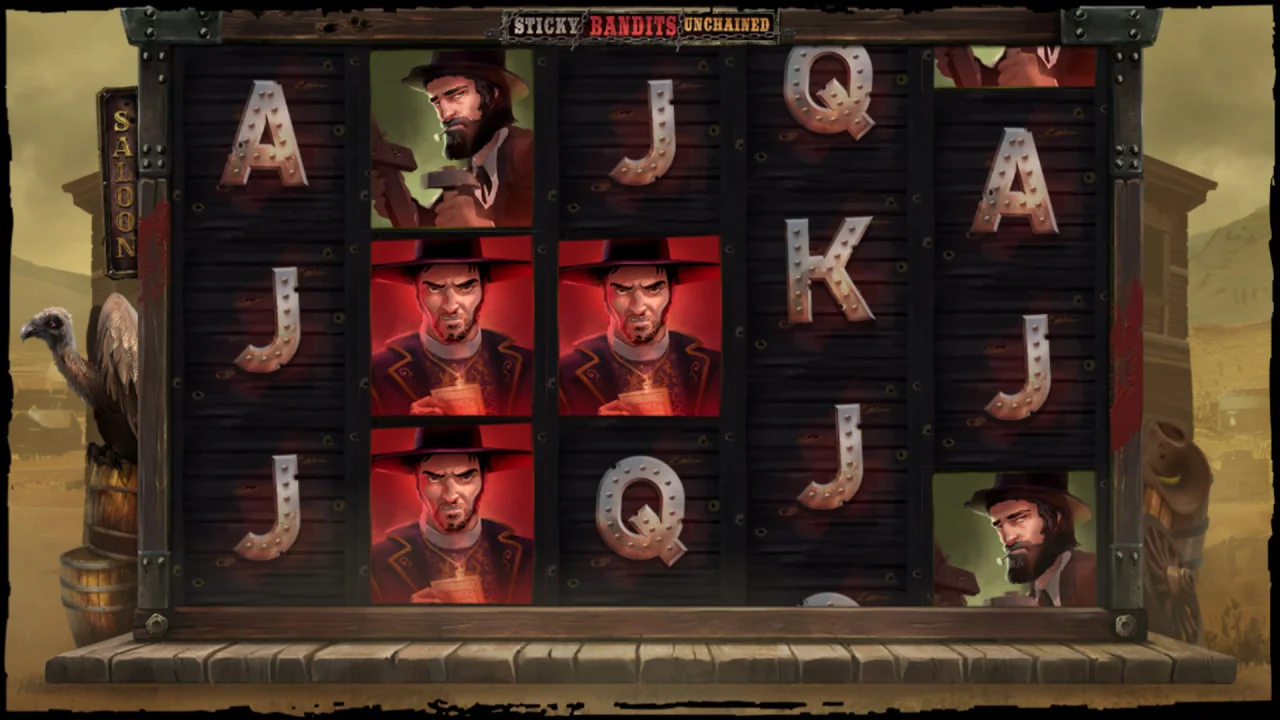 Sticky Bandits Unchained by Quickspin - background 5
