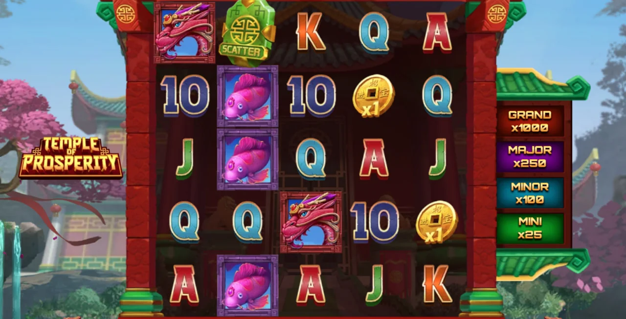 Temple of Prosperity by Play'n GO - background 5