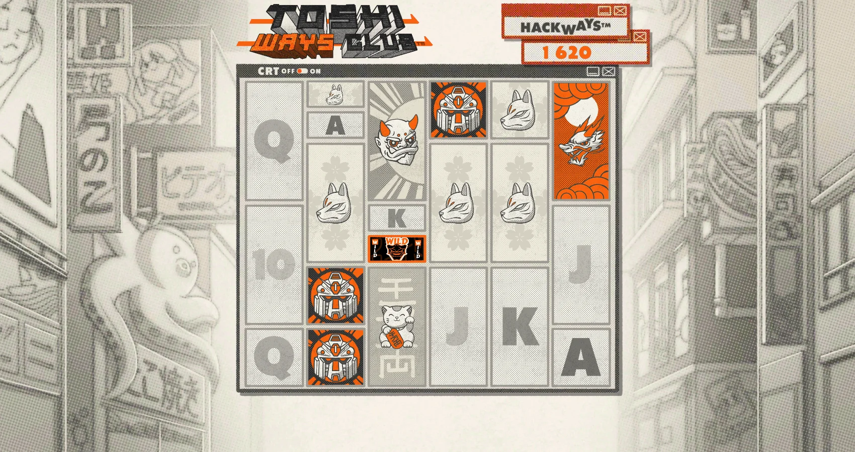 Toshi Ways Club by Hacksaw Gaming - background 1