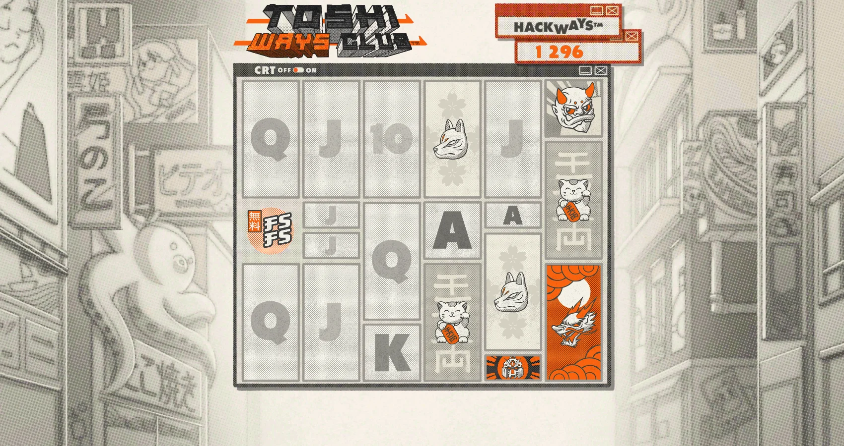 Toshi Ways Club by Hacksaw Gaming - background 3