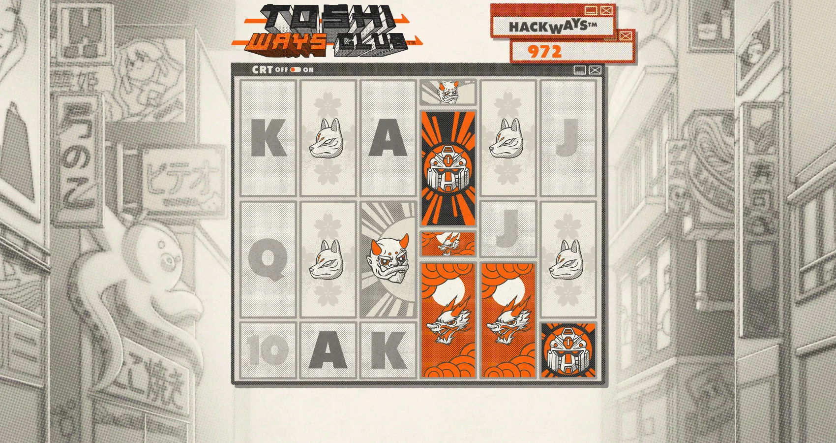 Toshi Ways Club by Hacksaw Gaming - background 4