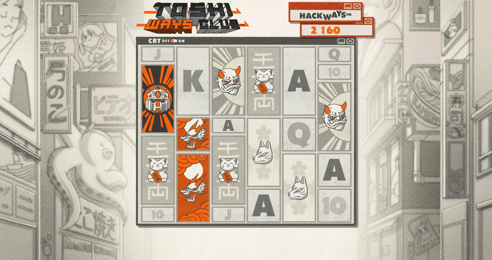 Toshi Ways Club by Hacksaw Gaming - background 5