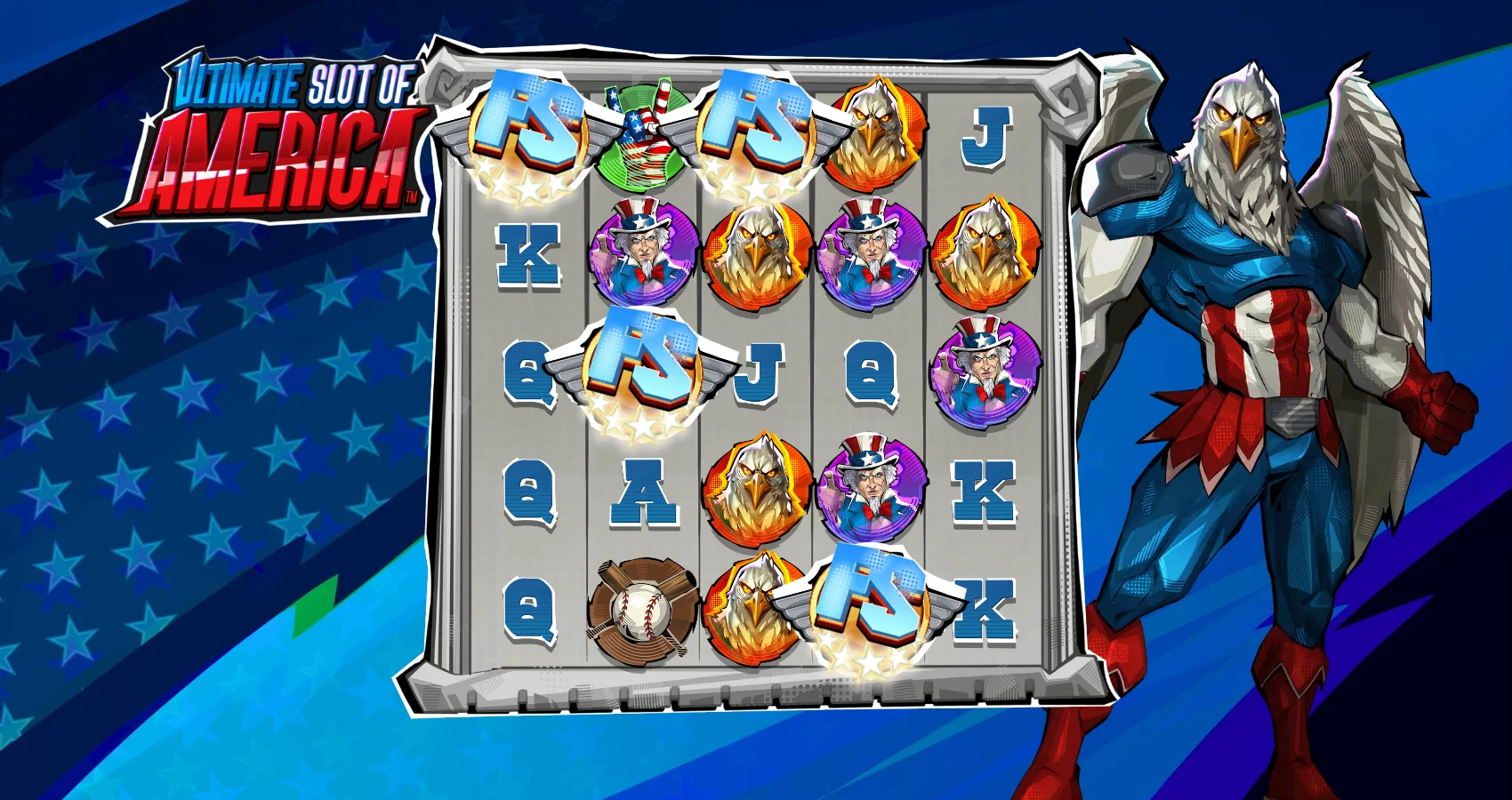 Ultimate Slot of America by Hacksaw Gaming - background 3