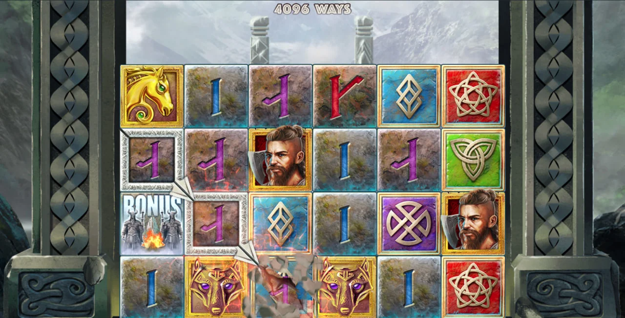 Valhall Gold by ELK Studios - background 5