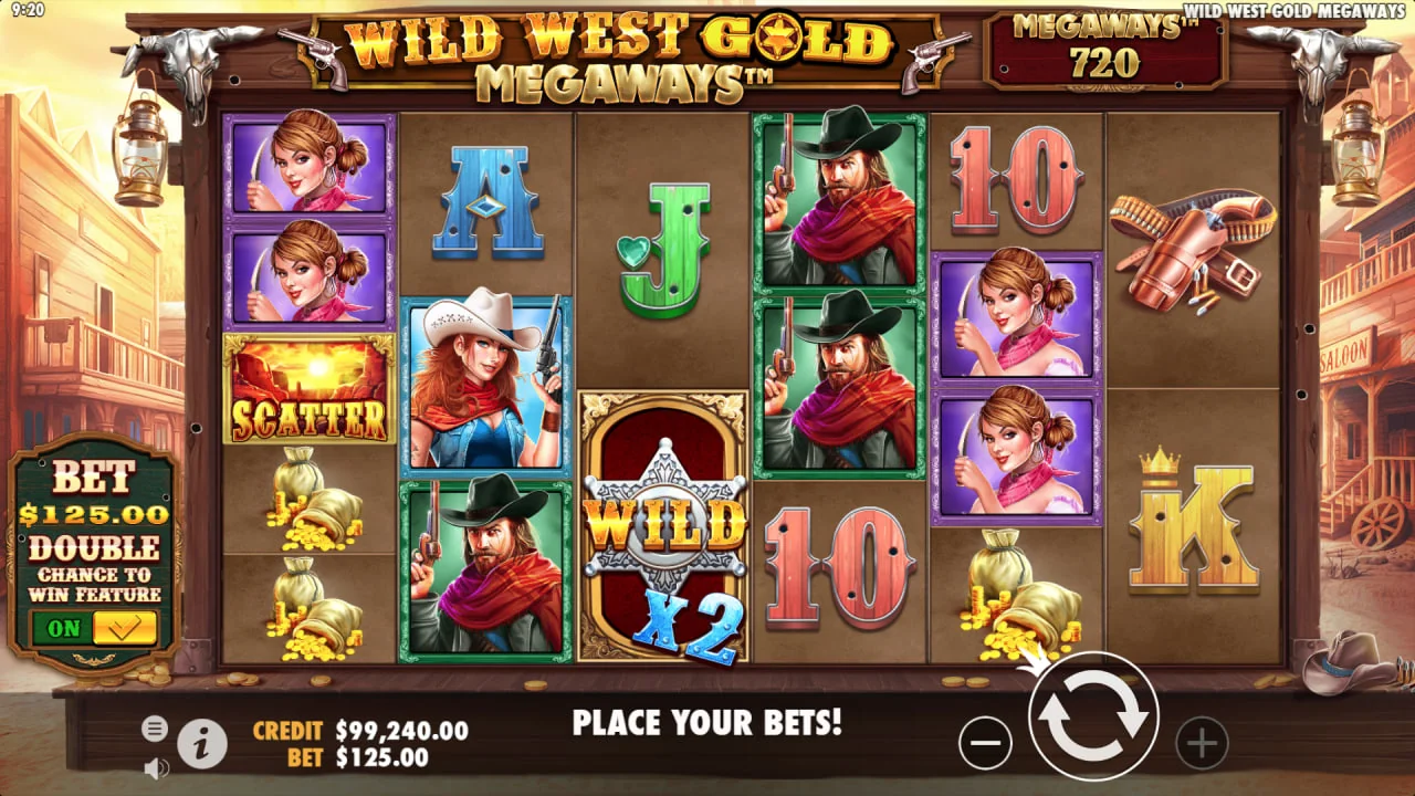 Wild West Gold Megaways by Pragmatic Play - background 5
