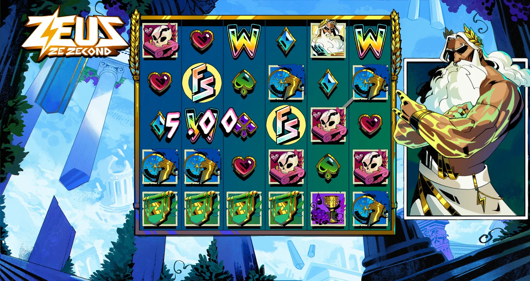 Zeus Ze Zecond by Hacksaw Gaming - background 5